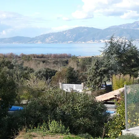דירה Corsicadream Barbicaja, Superbe Dans Villa, Vue Panoramique Mer, Piscine, Proche Porticcio